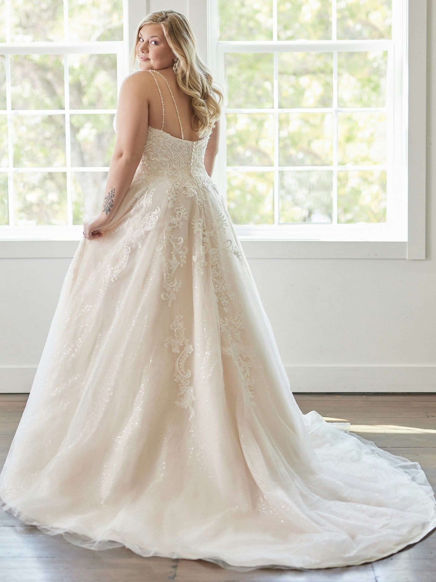 Honor Marie Lace and Tulle Ball Gown ...